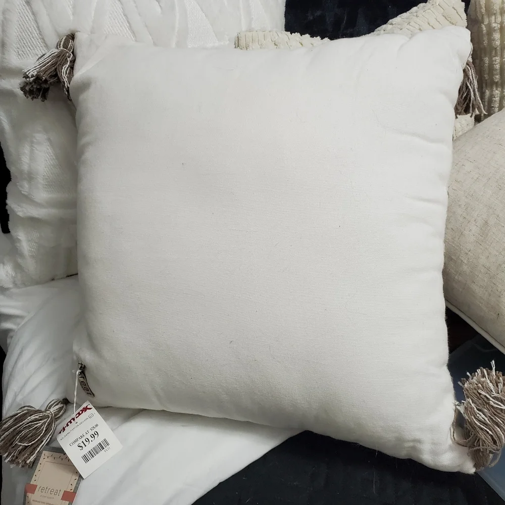 Boho accent pillow
